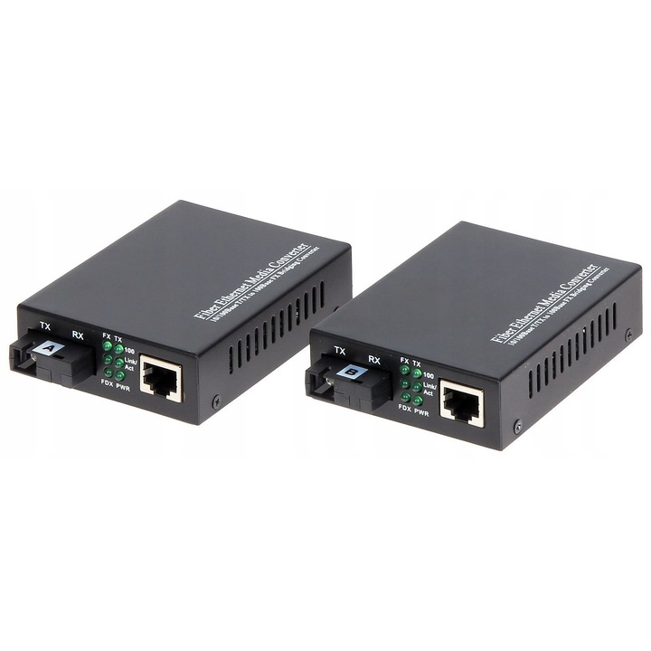 Медия конвертор OM1-MM, комплект txrx, 10/100 Mb/s, SC, 2 км