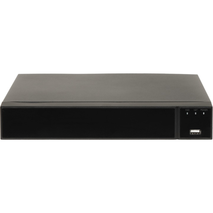 Retea DVR APTI-XB0401H-S35, 4 canale, AHD/HD-CVI/HD-TVI/CVBS/IP, negru, 260x243x46mm