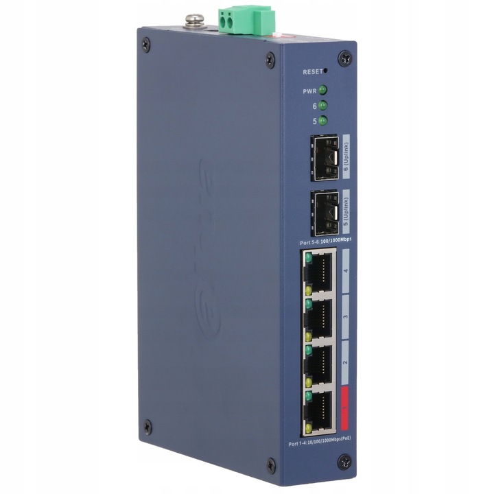 DAHUA CHS4206-4GT-90 menedzselhető switch, 4 portos, POE