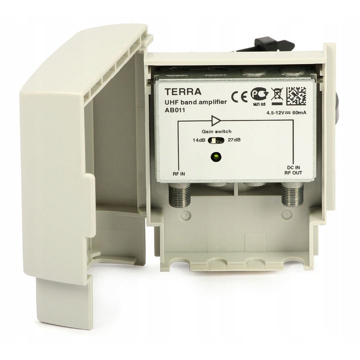 Amplificatoir Terra AB-011, 14dB, 108x90x44mm, 5V