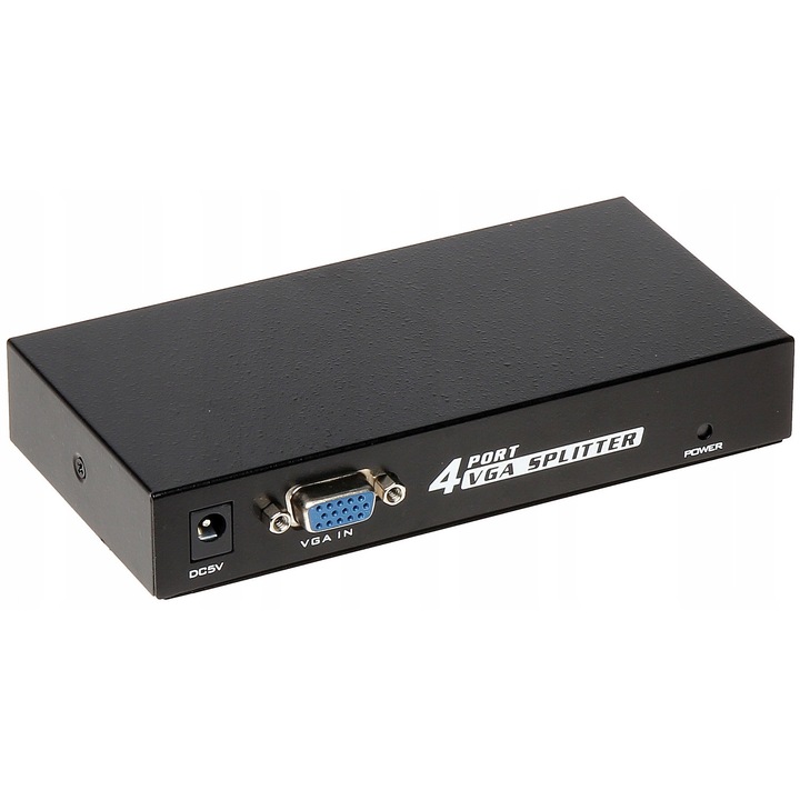Splitter VGA DELTA VGA-SP-1/4, 1 intrare, 4 iesiri, 143x81x24mm