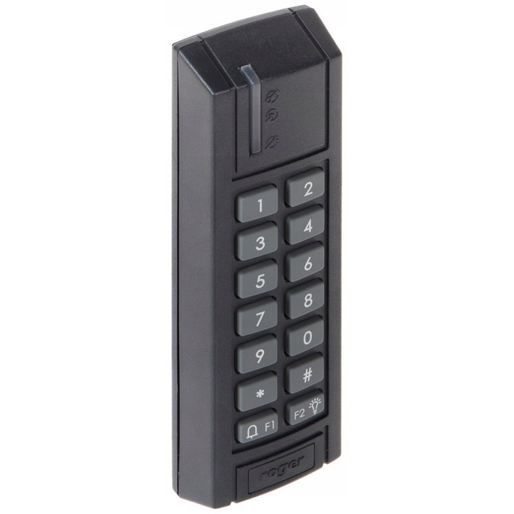Четец за карти за достъп Roger MCT12M-DES-IO, MIFARE, IP65, 152x46x23mm