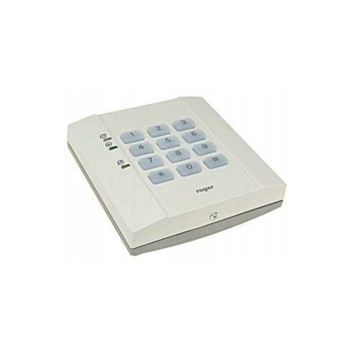 Контролер за достъп Roger PR302, двоен контрол, бял, 105x105x31мм