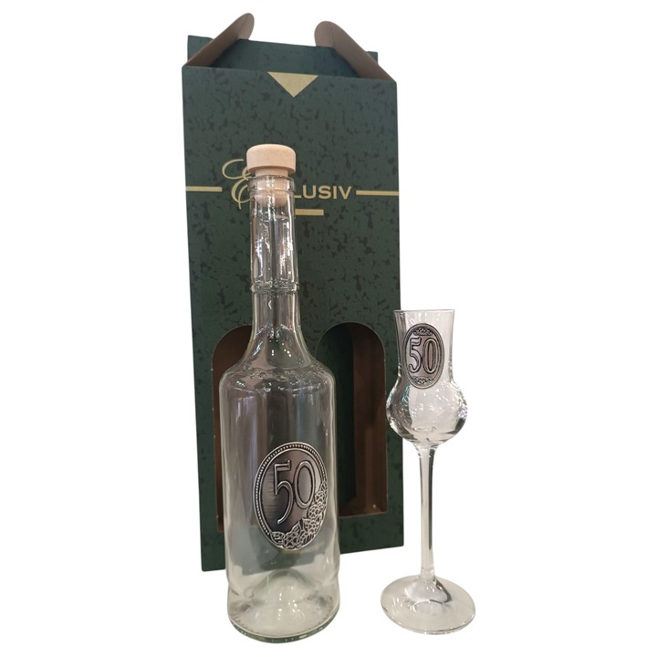 50.Születésnapra grappás szett, házassági évfordulóra