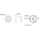 Камера IP Hikvision DS-2CD1347G2H-LIU (2.8mm) 4MP, Smart Hybrid Light ColorVu 24/7, PoE, IR/LED 30m, F1.0, детекция човек/превозно средство, бял, 1 бр.