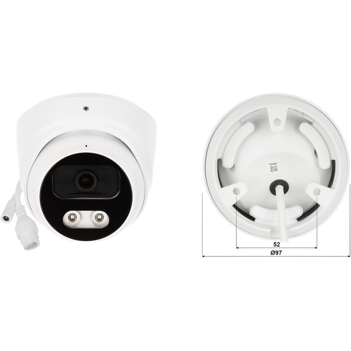 Камера IP APTI-AI508VA22IL-28WP, 5 Mpx, 2.8 мм, бяла, IP67, PoE
