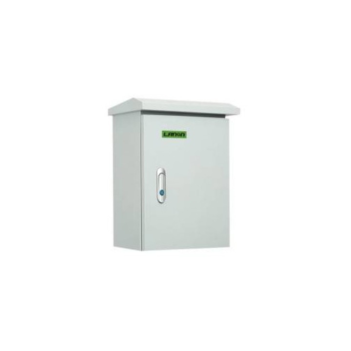 Sertar teletehnic industrial, IP65, 285x188x424mm, cu sistem de racire, montaj pe perete sau stalp