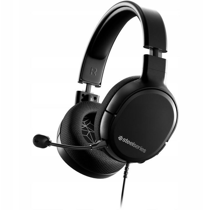 Casti PC SteelSeries Arctis 1, negru, cablu 3m, microfon detasabil, compatibile cu toate platformele