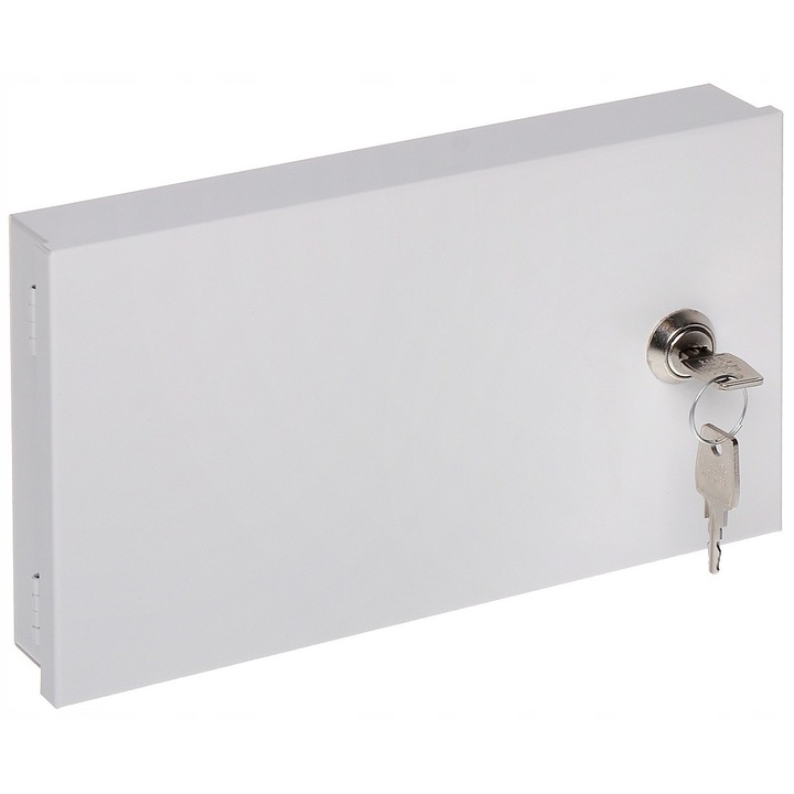 Pulsar AWO-351 riasztó billentyűzet ház, fém korrózióvédelemmel, szabotázskapcsolóval és 2 mellékelt kulccsal, fehér, 235 x 135 x 40 mm