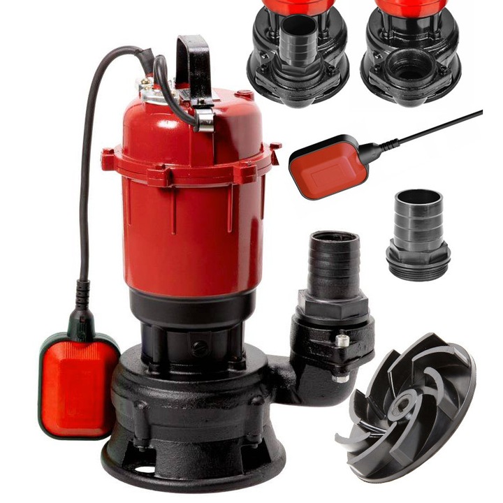 Einbach 750 W, 18000 l/h, darálós búvárszivattyú, 2"