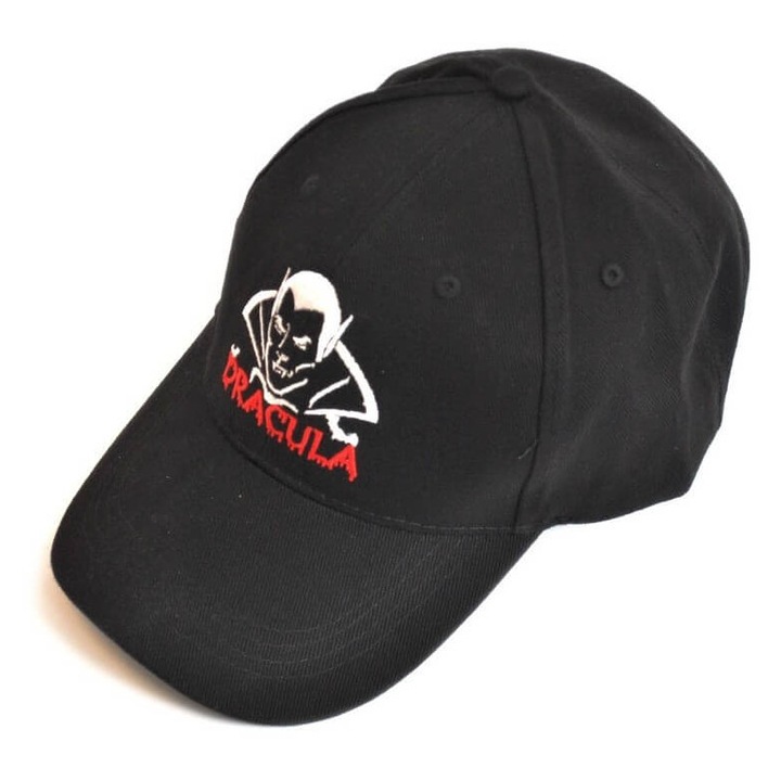 Set 5 șepci bumbac Arhi Design brodate Dracula, ajustabile