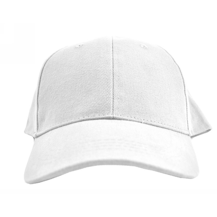 Sapcă bumbac, Arhi Design, set 5 buc, alb, dimensiune ajustabilă