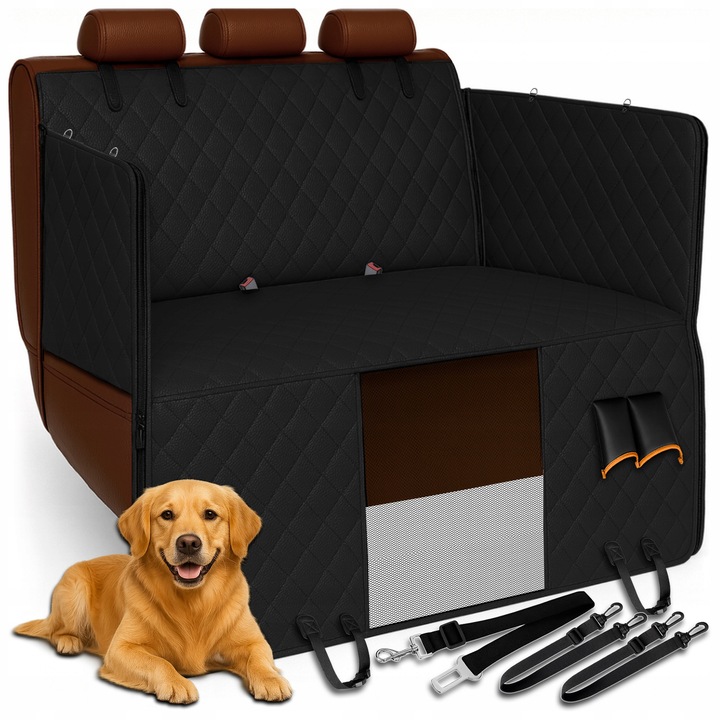 Husa pentru masina Mensen XL/XXL, neagra, 145x204cm, impermeabila, pliabila