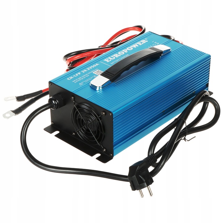 Incarcator auto EUROPOWER CHLFP/24/50, 2 etape, 50 A, 25.6 V, 303x153x102 mm