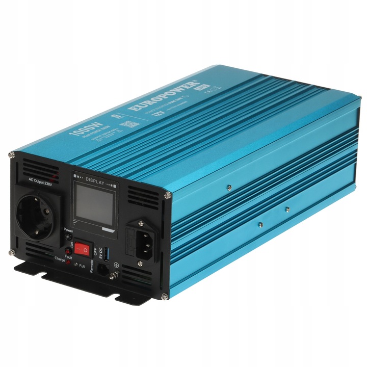 Bluetooth autós inverter 12V 1000W fekete