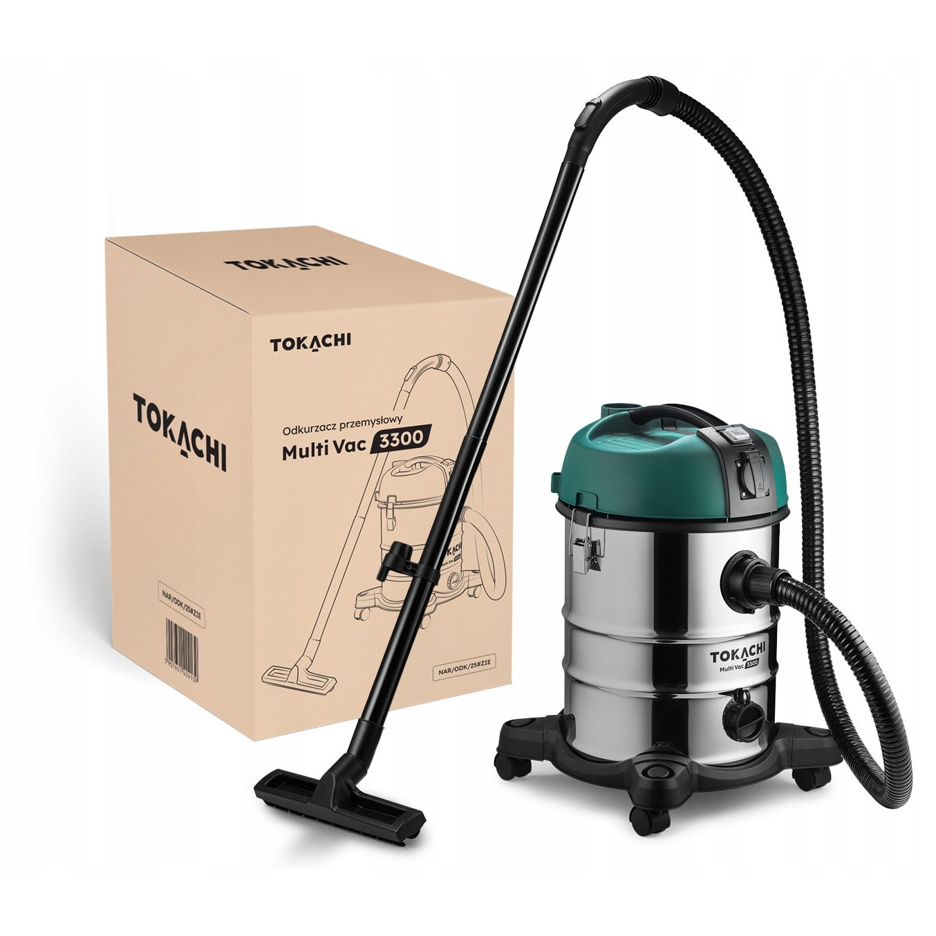 Aspirator industrial Tokachi Multi Vac 3300, 3300W, 25L, cu functie de suflare, filtru HEPA