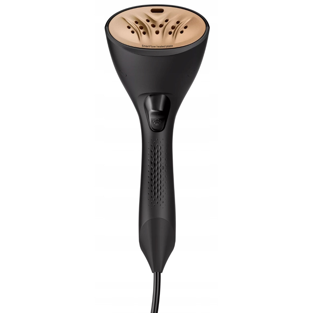 Parownica Philips GC362/80, 1300W, abur continuu, negru-auriu, set cu perie