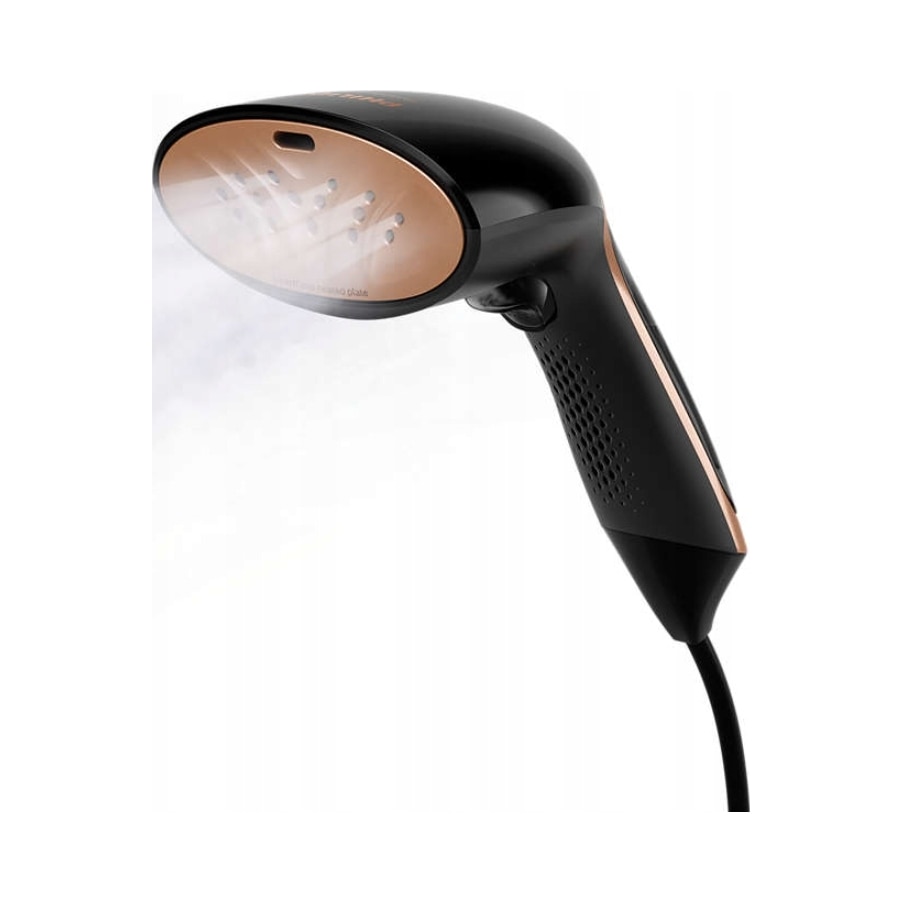 Parownica Philips GC362/80, 1300W, abur continuu, negru-auriu, set cu perie