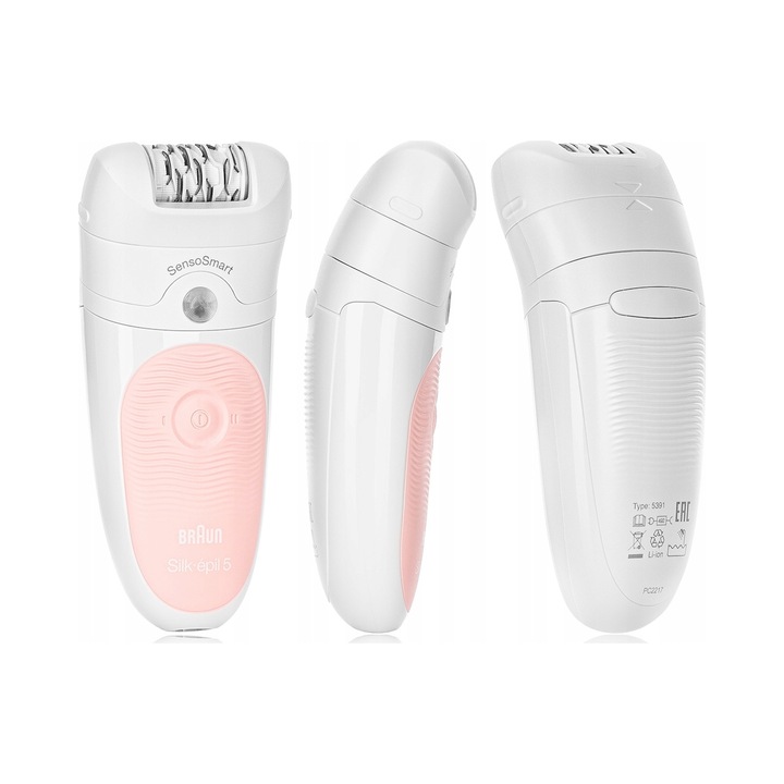 Епилатор Braun Silk-epil 5 Wet&Dry Limited Spa Pack, технология Micro-Grip, водоустойчив, пълен комплект