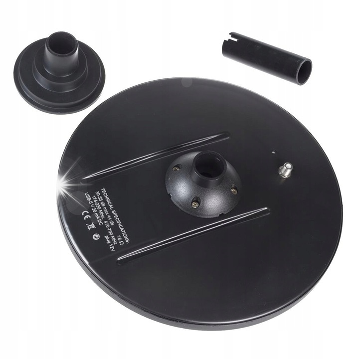 Antena TV DVB-T/T2 H.265 HEVC activa, 360°, USB, magnetica