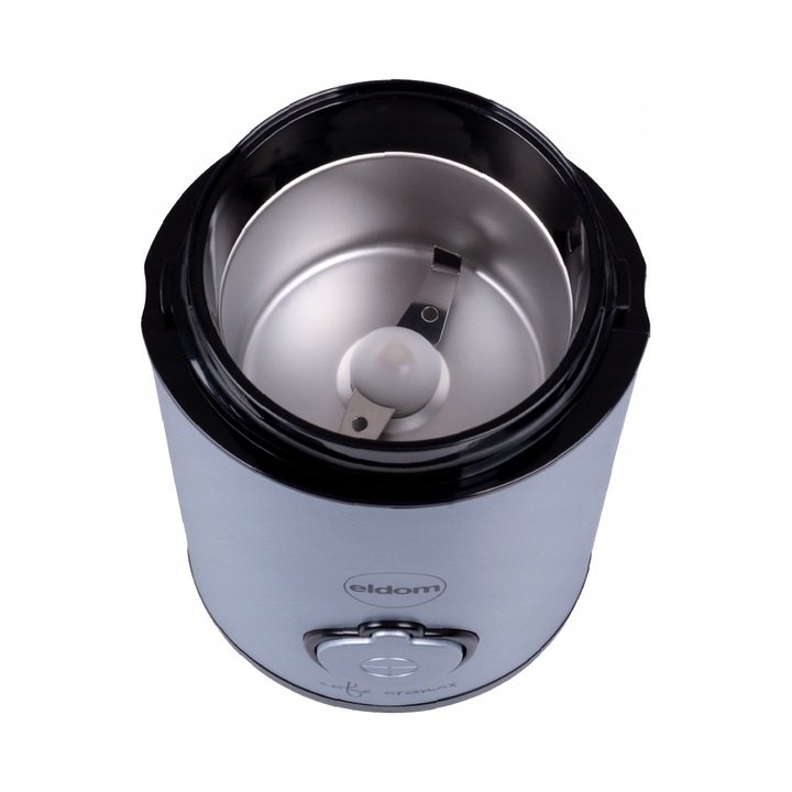 Mlynek electric MK90N Eldom, 60g, albastru mat, set cu instructiuni