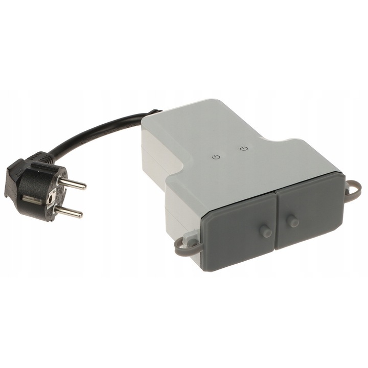 Gniazdko inteligent WiFi ATLO, control vocal, programator, alb, 44x39x22mm