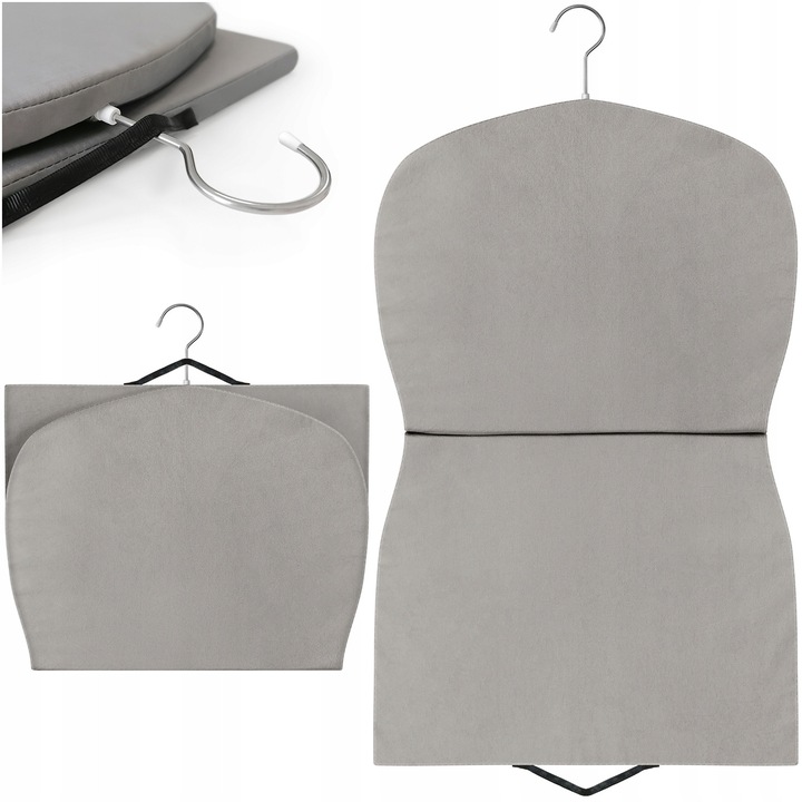 Mozano vasalódeszka, összecsukható, szürke, 44x79cm