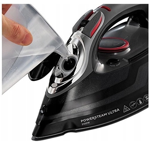 Fier de calcat cu aburi Russell Hobbs Power Steam Ultra ceramic negru 3100W 350ml