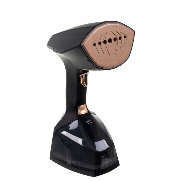 Parownica PRO 2000W, 28x11x15cm, set cu perie, pentru toate tipurile de tesaturi, compacta