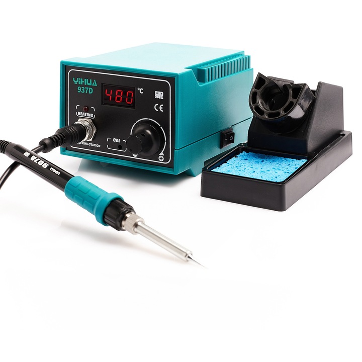 Станция за запояване Yihua с LED дисплей, пистолети за запояване