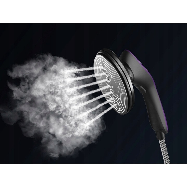 Парен уред за дрехи Mozano, 2500W, 35g/min пара, лилав, пълен комплект