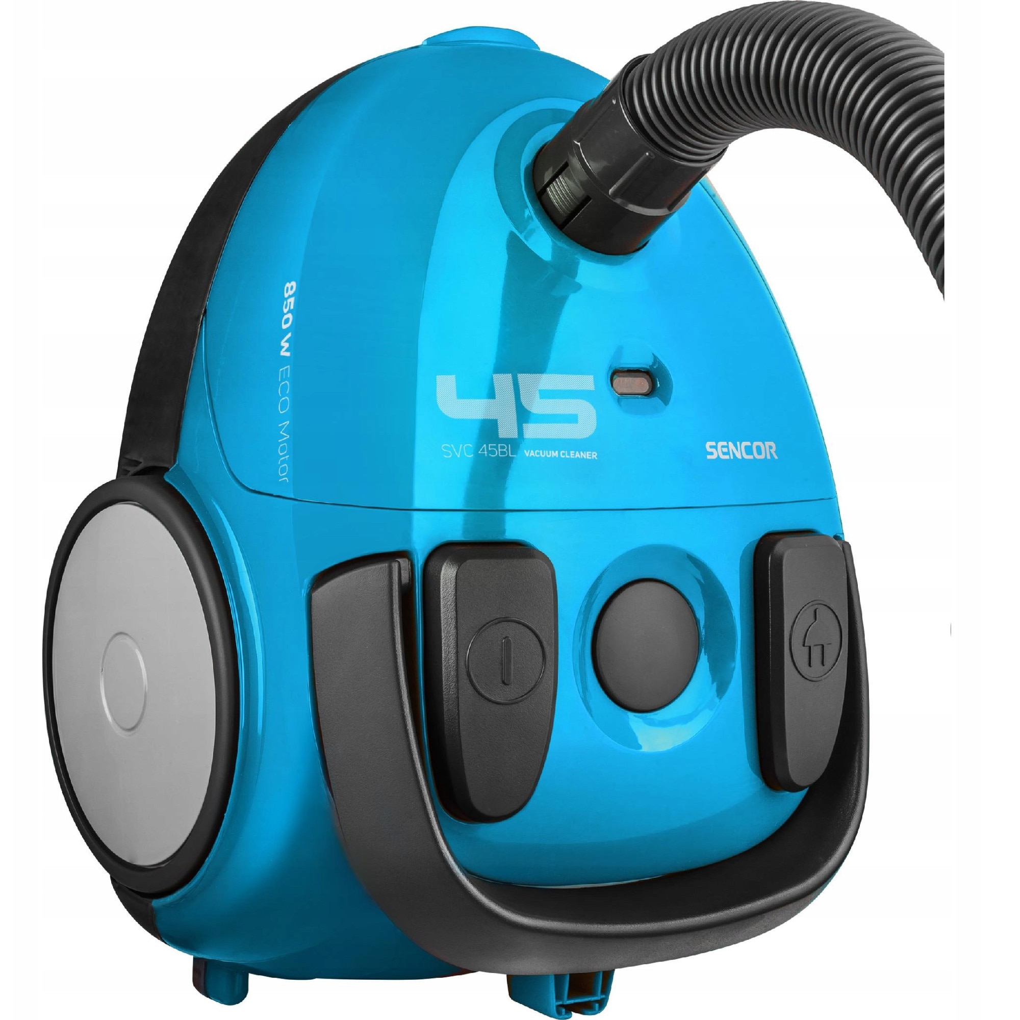Aspirator cu sac Sencor SVC 45BL-EUE3, 850W, ergonomic, albastru, 21x25,5x34,5cm