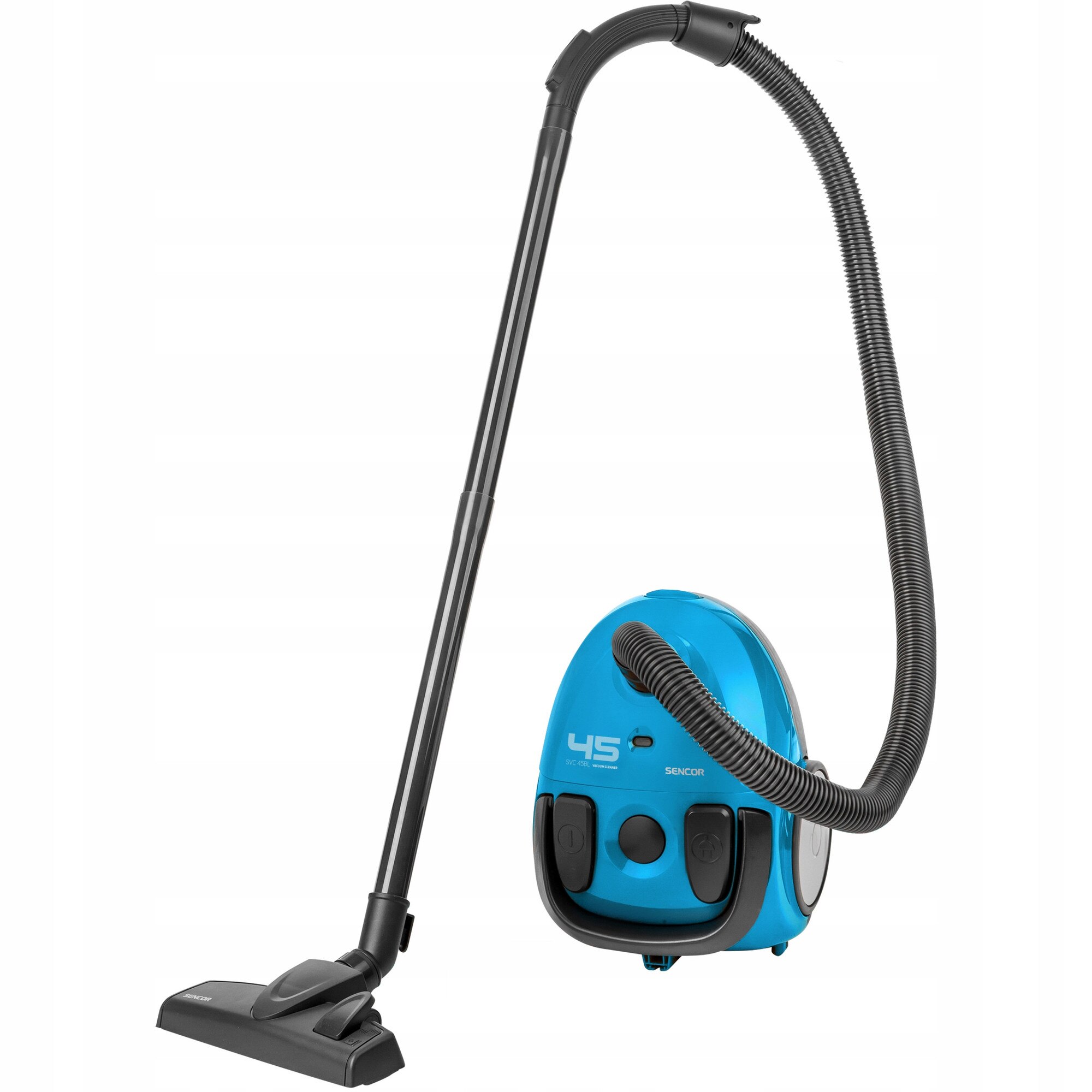 Aspirator cu sac Sencor SVC 45BL-EUE3, 850W, ergonomic, albastru, 21x25,5x34,5cm