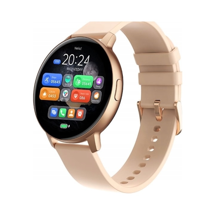 Smartwatch, Xiaomi Watch 2, 1,43", procesor Qualcomm Snapdragon W5+, monitorizare puls, gri, 46 mm