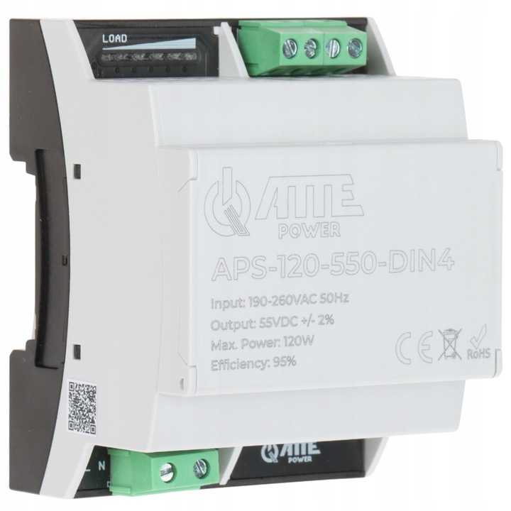 ATTE APS-120-550-DIN4 tápegység