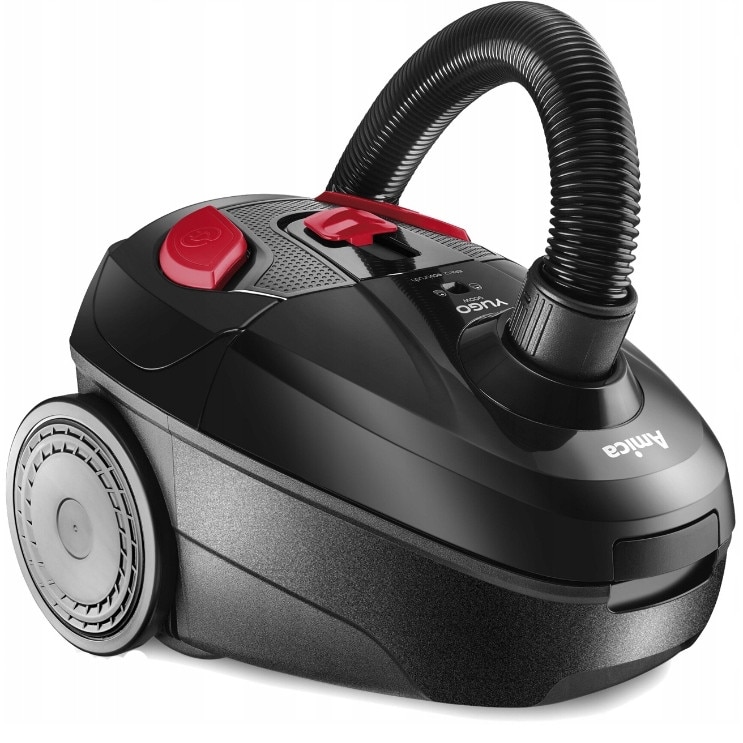 Aspirator cu sac, 900W, negru, set complet, filtrare EPA 12, reglare putere