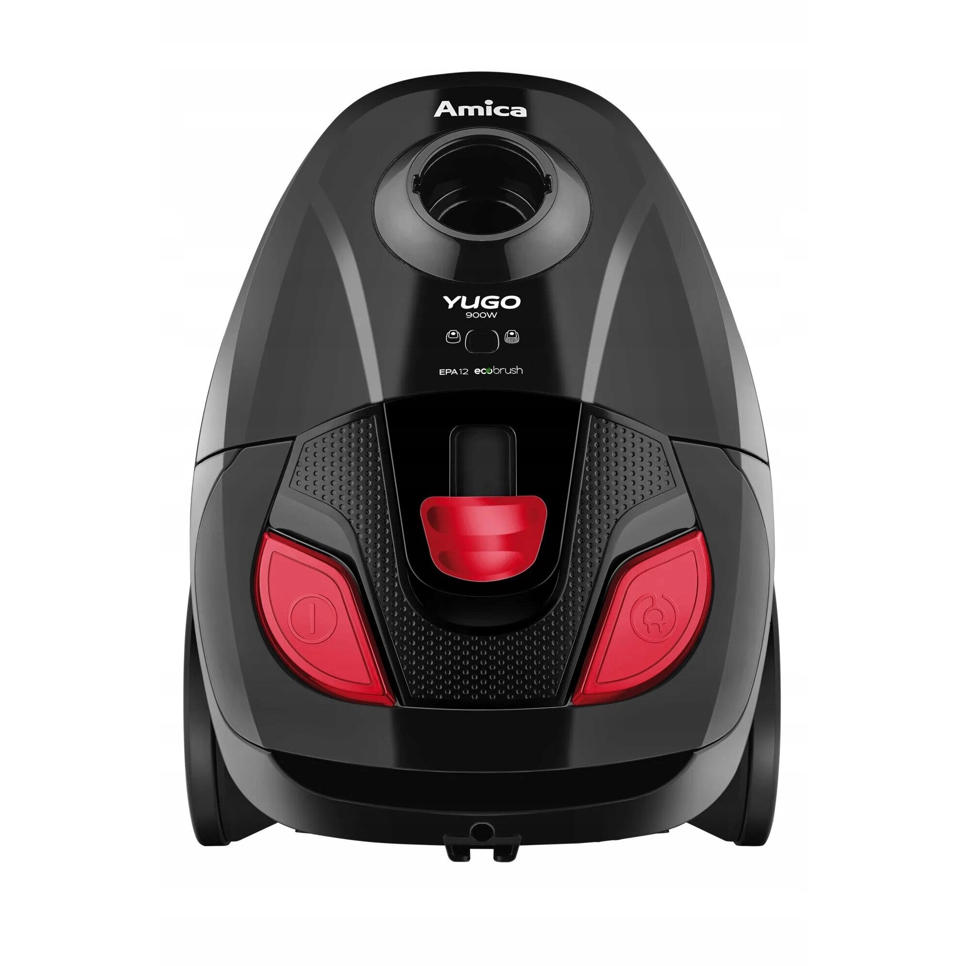 Aspirator cu sac, 900W, negru, set complet, filtrare EPA 12, reglare putere