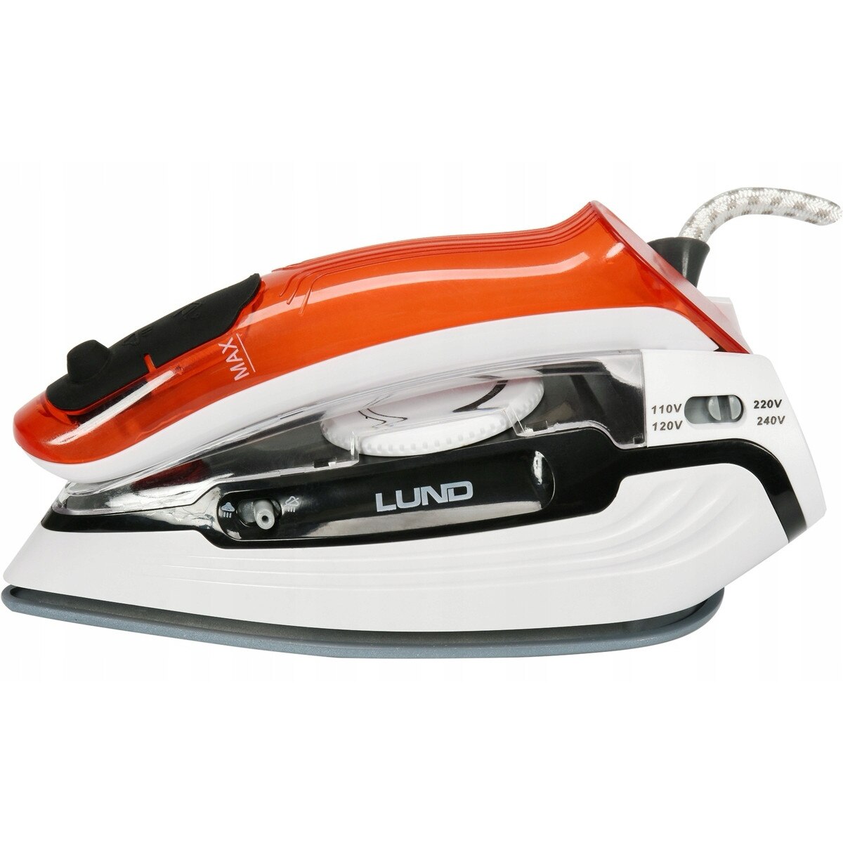 Fier de calcat turistic Lund 1100W, ceramica, 3 moduri de calcare, multicolor, 20x9x13.5cm