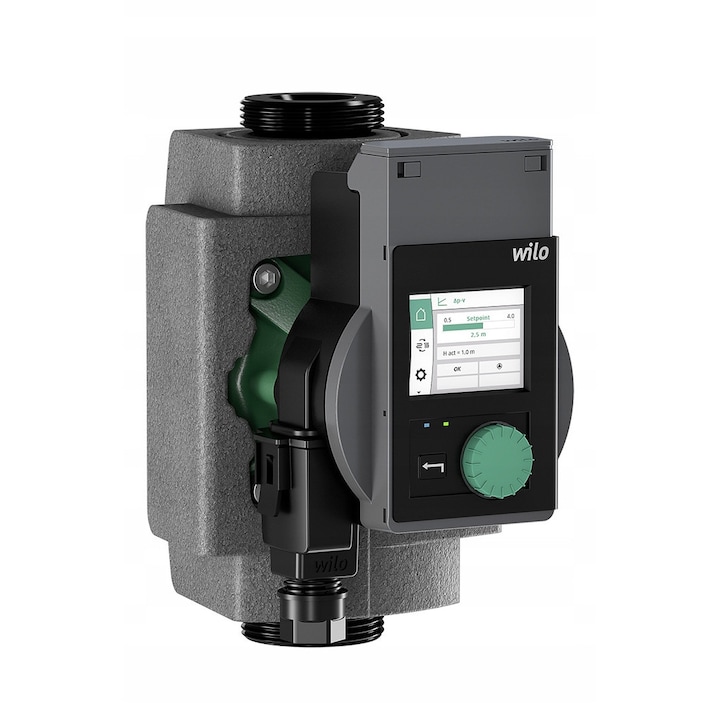 Pompa obiegowa Wilo Stratos Pico 25/0,5-6, eficienta energetica, dimensiuni 180x165x114mm, culoare neagra