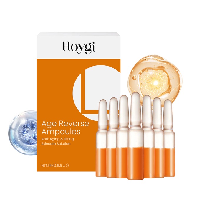 Ser facial HOYGI Astaxanthin, hidratare, fermitate, 1x doza individuala
