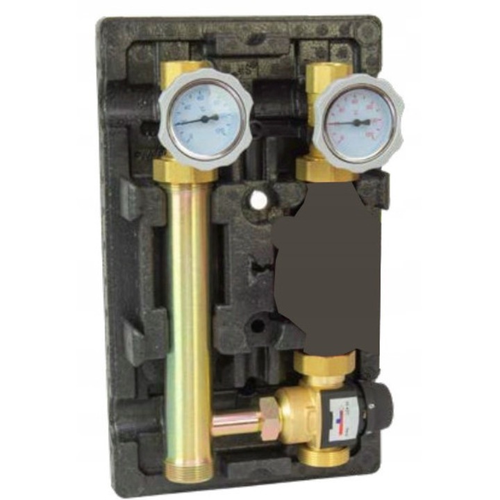 Grupa pompoasa DN25 cu valve termostatice, izolatie EPP, Perfexim