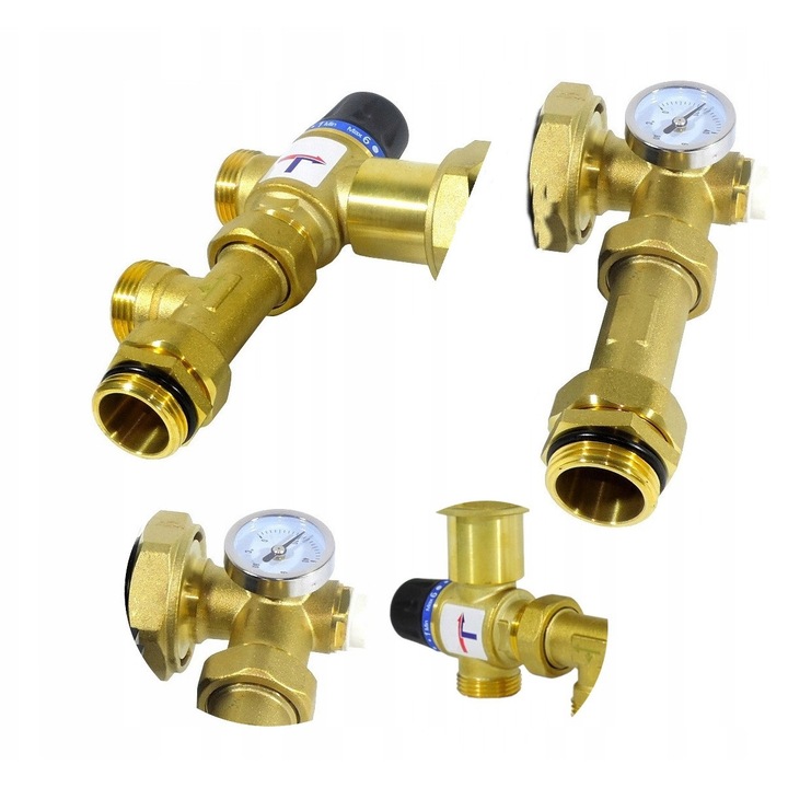 Keverőcsoport padlófűtéshez, Goshe, 235mm, max 90°C, max 5 bar