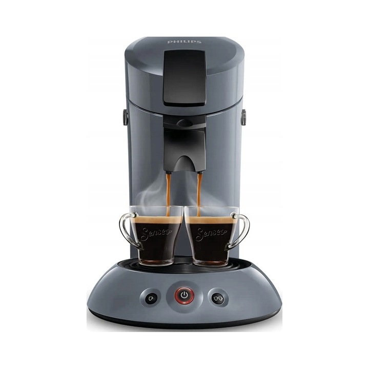 Espressor Philips Senseo HD7806, 1450W, 2 portii, tehnologie Crema Plus, gri