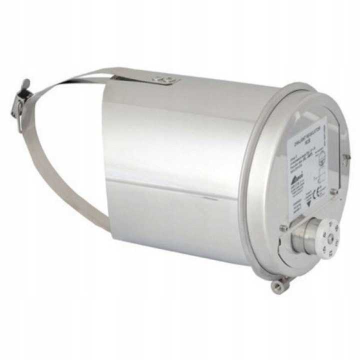 Regulator ciagu kominowego RCR-CH, 120x200 mm, inox, 177 mm latime, 175 mm lungime