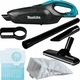 Makita DCL182ZB 18V autós porszívó, 2 sebességfokozat, fekete, komplett szett