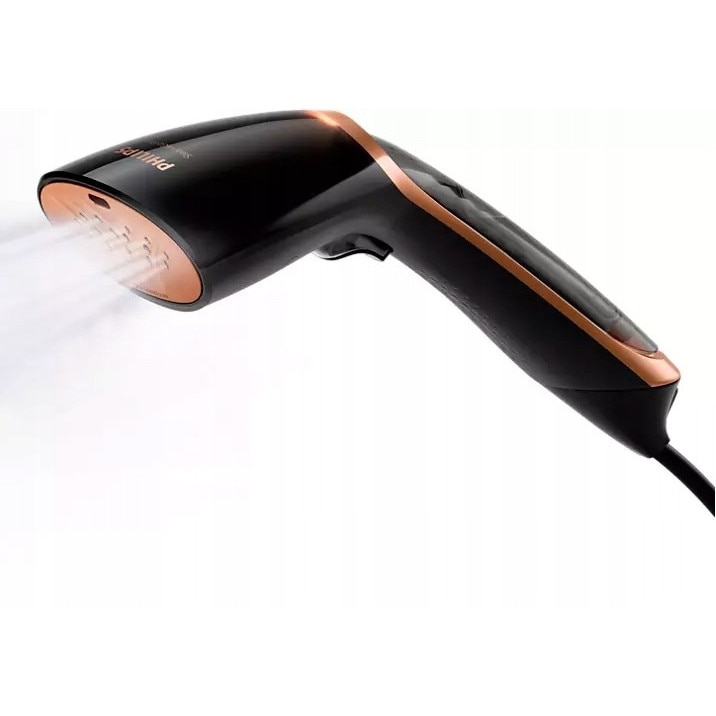Parownica Philips GC362/80, 1300W, abur continuu, negru-auriu, set cu perie