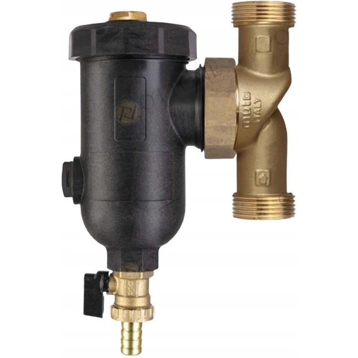 Separator magnetic 5/4" Ottone, sistem filtrare 8 trepte, 10m3/h, 0/90C