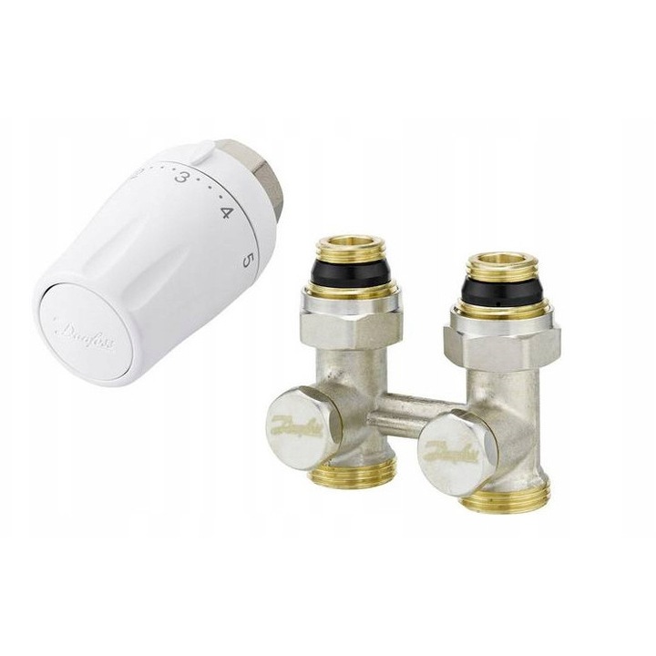 Cap de termostat Danfoss RTW, alb, 8-28°C, set