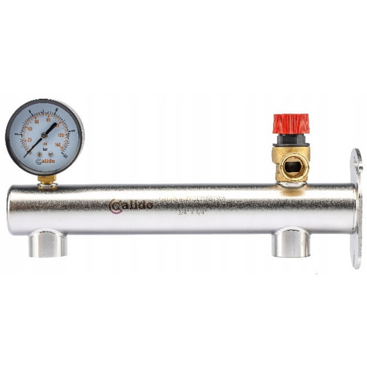 Biztonsági szelep, Calido, rozsdamentes acél, 8 bar