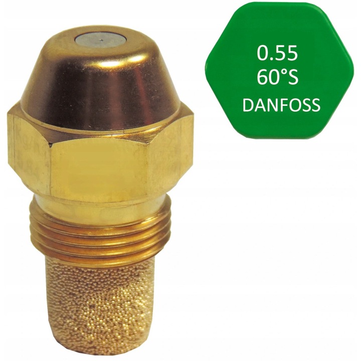 Danfoss 60S égőfej fúvóka, 0.60 USGAL/H, 7 bar, 0.04 kg